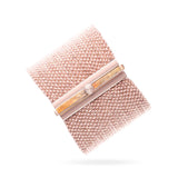 WOVEN 4.5cm BRACELET Pink Silver